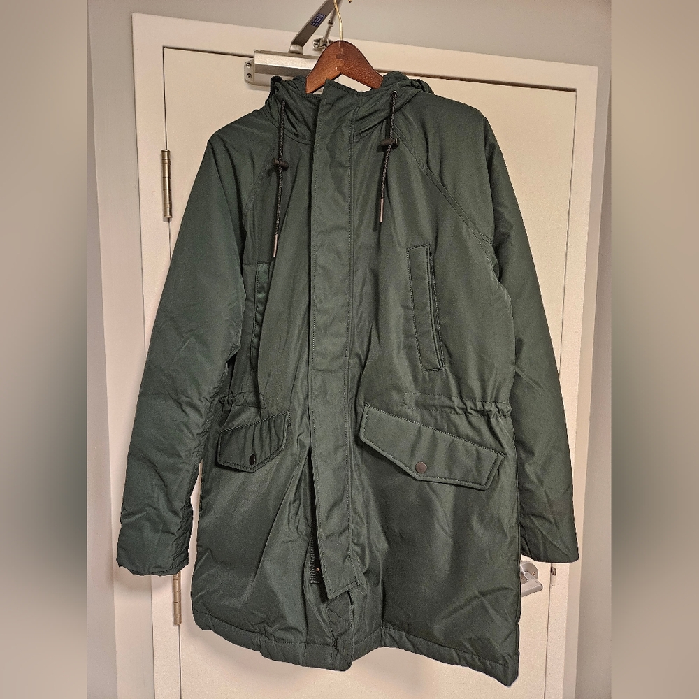 Everlane Parka Dark Green Large